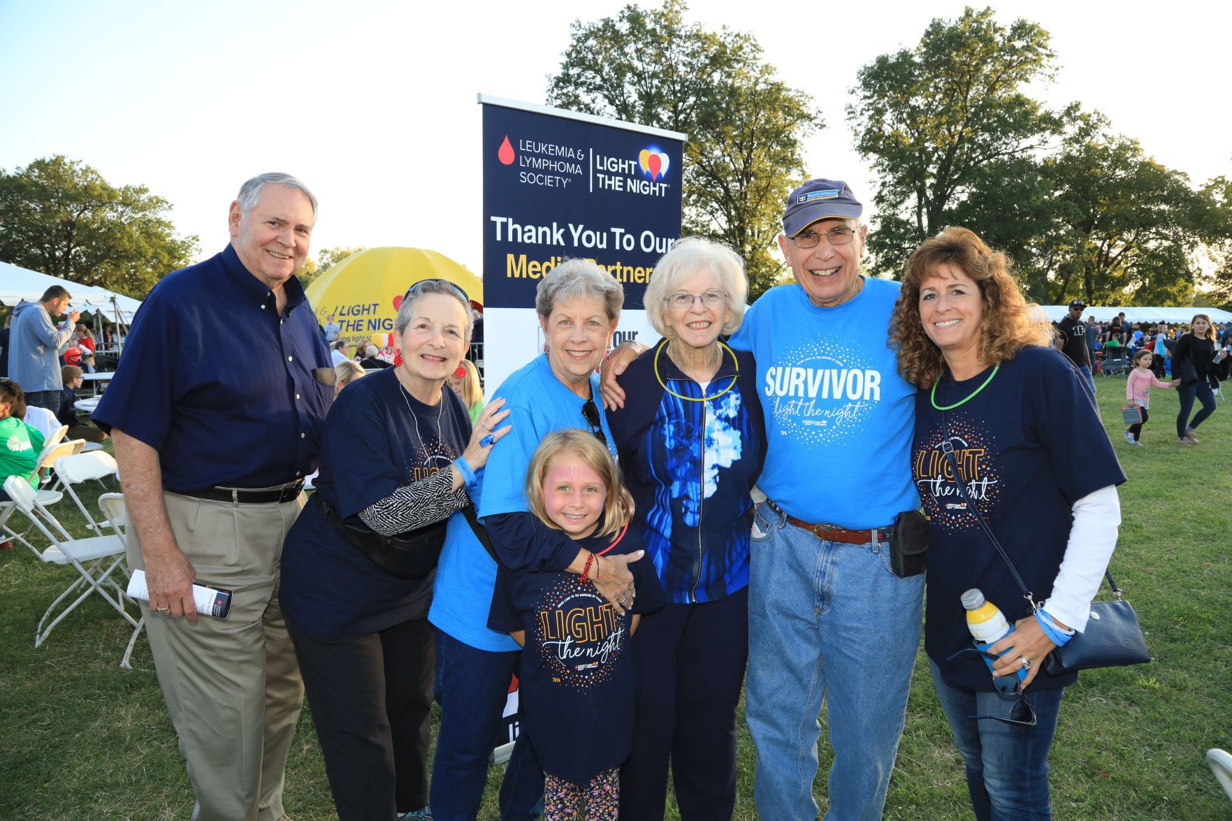 Jerry Sandmel, Sharon Weissman, Zoe Silverberg, Linda Sandmel, Joann Chelist, Cliff Chelist, Cathy Twaits